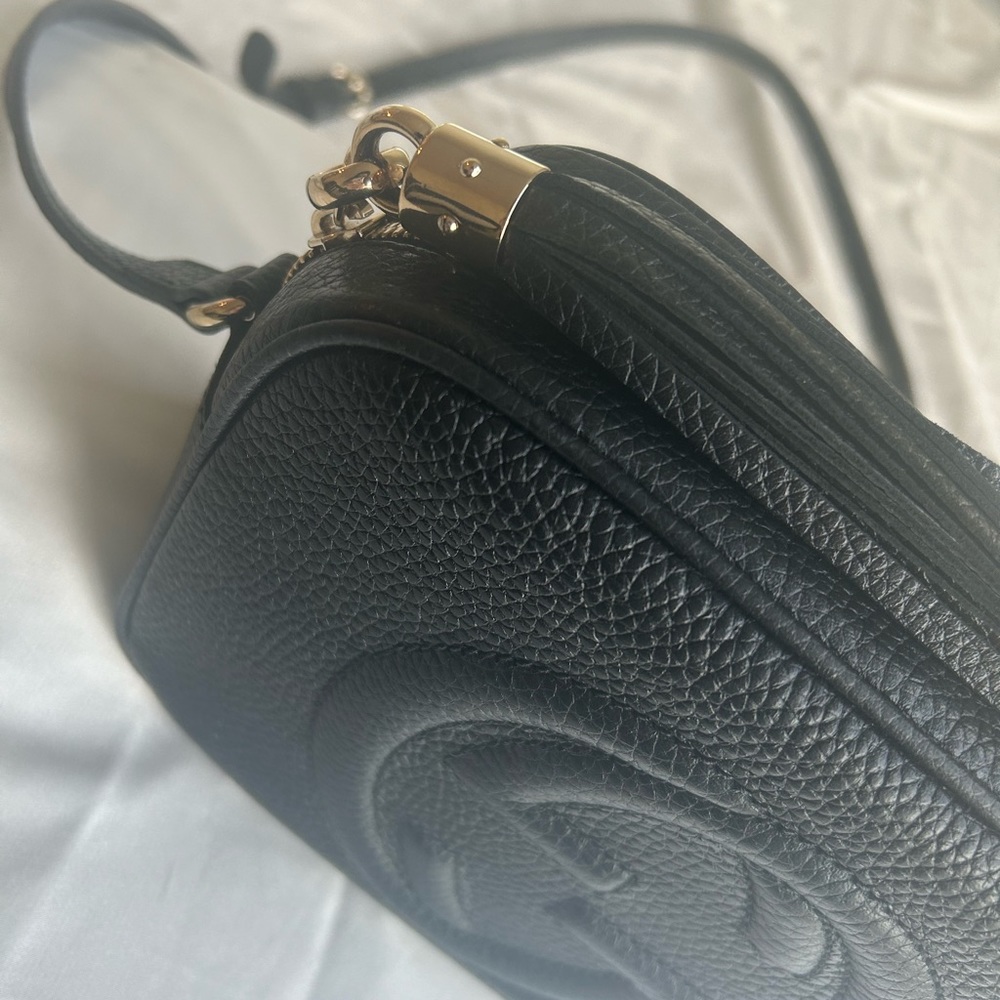GUCCI SOHO Black Disco Crossbody Bag - Authenticity Certified🌟EUC - Picture 3 of 12